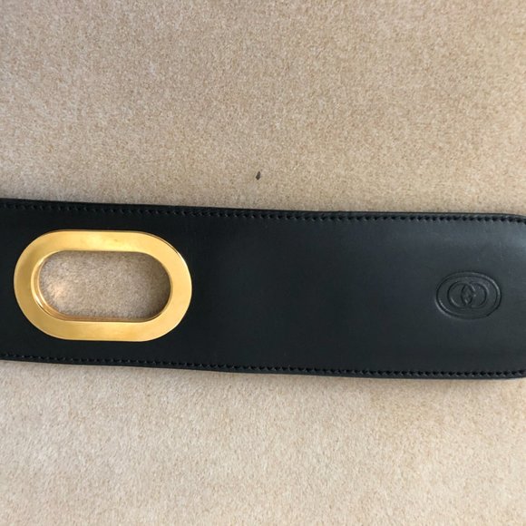 Gucci Leather Belt - Vintage